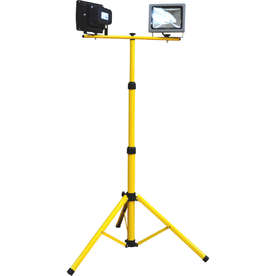 Стойка за прожектори, телескопична, алуминиий, жълта V-TAC 9104