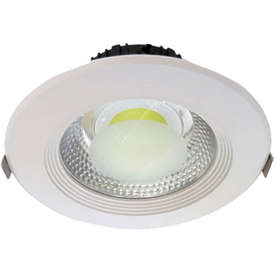 LED луна за вграждане 15W, 220V, диод COB, бяла светлина, 1200lm, 120°