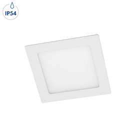 LED панел за вграждане GTV MATIS, aлуминий/акрил, 220V, 7W, 560lm, 4500K, 120°, IP54