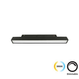 Магнитен линеен LED прожектор 48VDC 12W 370lm 3000K 110⁰ CRI83 димируем Viokef Lighting 4244300