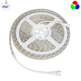 24V LED ленти RGB 14.4W/m SMD3535 60LEDs/m IP67 120° UltraLux PN356067RGB