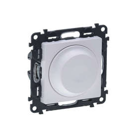Ротационен димер за LED осветление Legrand Valena Life, 300W, LED max. 75W, 220V, цвят бял