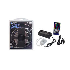 Комплект LED лента RGBNW 300SMD5050 IP20 -RGB + бяла неутрална, ролка 5м,  захранване + IR контролер + дистанционно управление