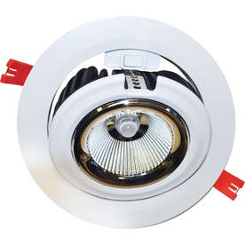 LED луна за вграждане 48W, 220V, 5000K неутрална светлина, 120°, COB диод, IP21, насочваща