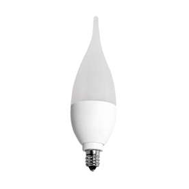 LED крушка пламък Ultralux LF51442 Е14, 220V, 5W, 4200К, 480lm, 270°