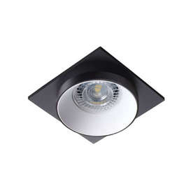 Луна за вграждане Kanlux SIMEN DSL B/W/B 29131, алуминий, цвят черен/бял, без фасунга и лампа в комплекта