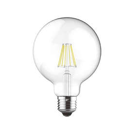 Винтидж LED крушка ACA GLOBE957WW filament, E27, 7W, 220V, 3000K, 600lm, 360°