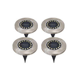 Соларни LED осветителни тела за градина LVT-2460, 1.2W, 70lm, 6000K, IP54, комплект 4 броя