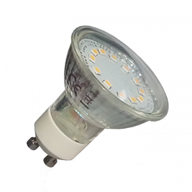 LED лунички 220V V-TAC, 3W, GU10, 4500K, 200lm, 120°, стъклено тяло