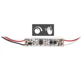 Безконтактен димер с подсветка за LED ленти 12-24VDC, 60-72W, IP20, Led Labs 14-7052-00