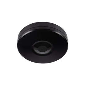 Черен PIR сензор Kanlux ZONA MINI WT-B/B 37374 – 360° обхват, IP65, повърхностен монтаж