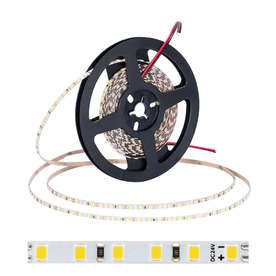 LED лента 24VDC 5mm 9.6W/m топла светлина 3000K 1010lm 120SMD/m IP20 ролка 5 метра