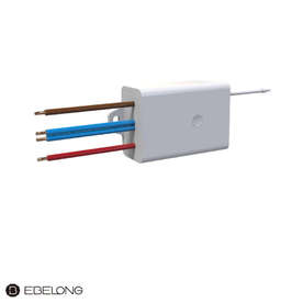 Безжичен мини SMART TRIAC димер Ebelong ERC901 100-240V 0.5A 60W LED RF 433Mhz on/off+dimming един канал
