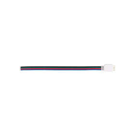 Конектор с кабел едностранен мъжки 4pins за RGB LED лента 10мм Ultralux PK4PM