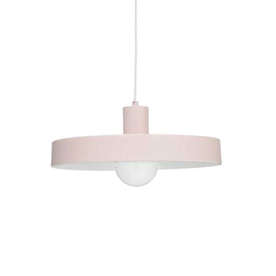 Пендел ACA Lighting Domenica OD5392SPP 220V IP20 плосък дизайн в цвят розов и фасунгa 1xЕ27