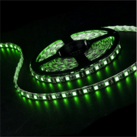 LED ленти 12V Optonica, 4.8W/m, тип диоди 3528, 60 SMD/m, зелена светлина, гъвкави