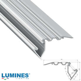Алуминиев профил за стъпала 3 метра Lumines Scala 10-0324-30