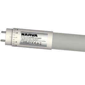 LED пури T8 NARVA 6500K, 220V, 18.5W, 2600lm, 160º, 120см, с ротация на цокъла