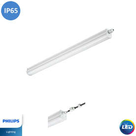 LED линейни осветителни тела Philips WT060C LED36S/840 PSU TW1 L1200, 220V, 36W, 4000K, 3600lm, 120°, IP65, 1200mm, 3 години гаранция