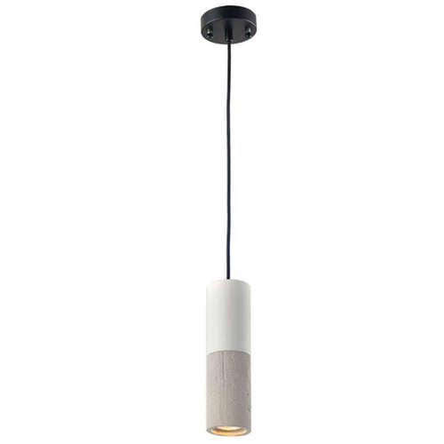 Пендел ACA Lighting Placebo V372581PCW 220V фасунга GU10 IP20 метално тяло в бял цвят със сива глинена основа