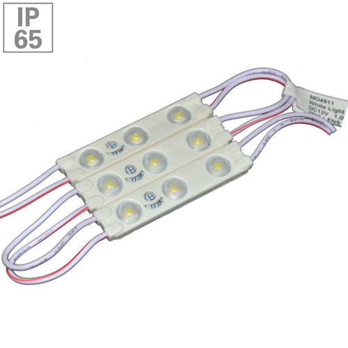 LED модули 12VDC, 0.72W, зелена светлина, диоди SMD2835, 80lm, 160°, IP65