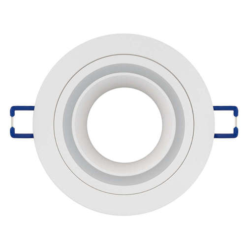 Луна за вграждане Ultarlux FSRGU10WH, кръг, стационарна, бял, IP20, фасунга GU10