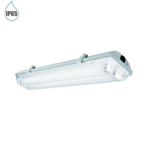 Линейни осветителни тела за LED пури 2x60 см, IP65, 220V, фасунги G13