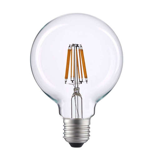 Винтидж LED крушки ACA GLOBE12512NW filament, E27, 12W, 220V, 4000K, 1600lm, 360°
