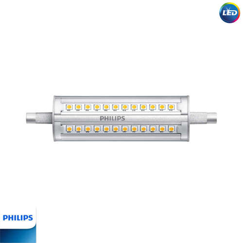 LED лампа за прожектор Philips R7S 118мм, 14/100W, 220V, 3000K, 1600lm, 300°, dimmable