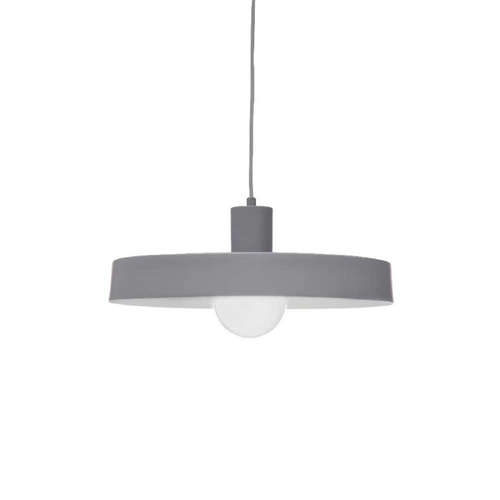 Пендел ACA Lighting Domenica OD5392SGY 220V IP20 посък дизайн в цвят сив мат и фасунгa 1xЕ27