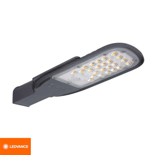 LED осветително тяло за улично осветление LEDVANCE, 30W, 220V, 2700K, 3300lm, IP65, 60 месеца гаранция