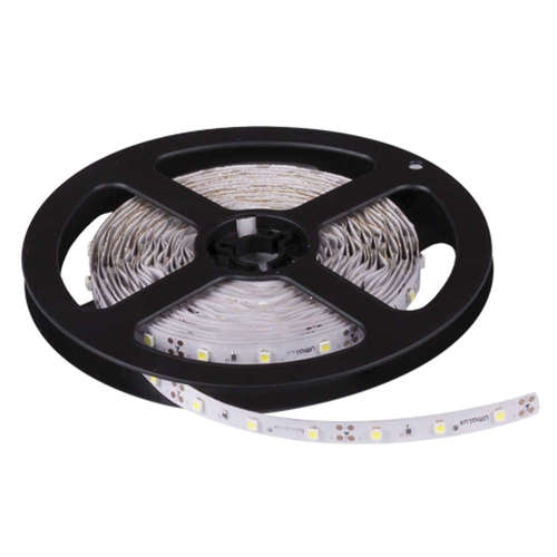 LED ленти Ultralux PN3560A 24VDC, SMD3528, 4.8W/m, 60LEDs/m, 420lm/m, 5m, цвят кехлибар, гъвкави. Спрян