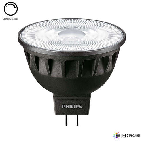 LED луничкa Philips, димируема, 12V, цокъл GU5.3, 6.5W, 3000K, 470lm, 36°, CRI 97