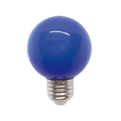 LED крушка E27, синя светлина, 220V, 3W