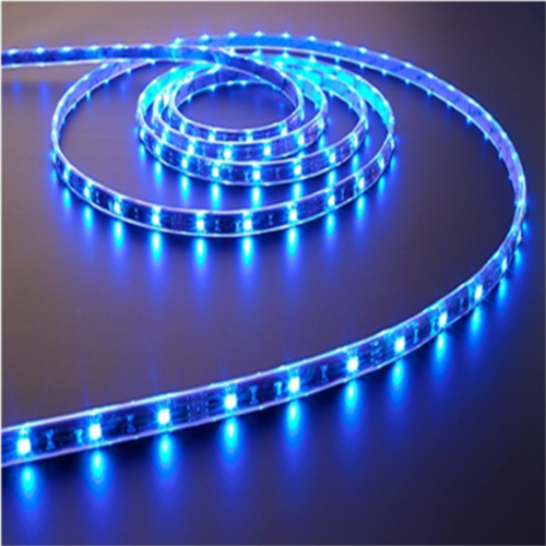 LED ленти 12V V-TAC, 3.6W/m, тип диоди 3528, 60 SMD/m, синя светлина, невлагозащитени IP20, гъвкави