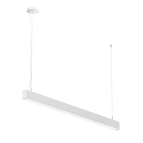 Професионално линейно LED осветително тяло Lumines lighting Claro 26-0000-02, бяло тяло, 230VAC, 27W, 3270lm, 4000K, IP20, 63см