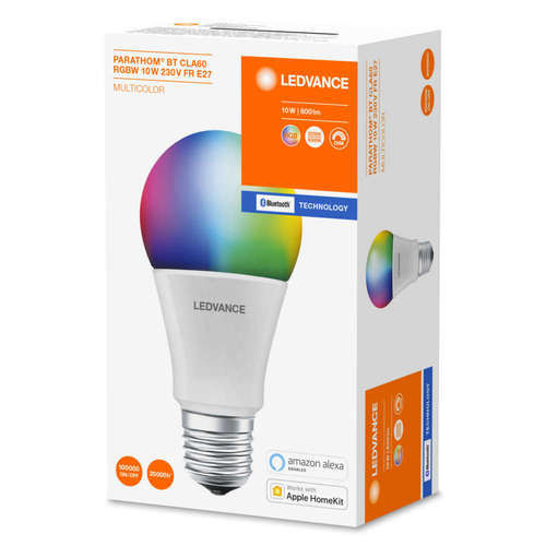 SMART крушка Ledvance PARATHOM BT CLA60 MULTICOLOUR E27 10W 2000-6500K+RGB