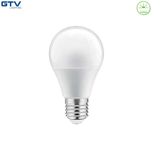 LED лампа със сензор за светлина GTV LD-A60CZ4-10W 220V 10W 810lm 4000K
