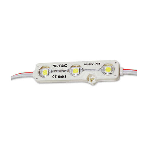 LED модули 12VDC, 1.2W, 6000К, диоди SMD5050, 88lm/PC, 160°, IP65