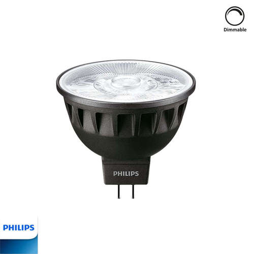 LED луничкa Philips, димируема, 12V, цокъл GU5.3, 6.5W, 4000K, 460lm, 36°, CRI 97