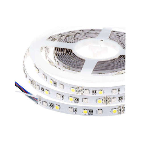 LED лента RGB-NW, 10.8W/M, 12VDC, SMD5050, 300led/m, IP20, ролка 5 метра 