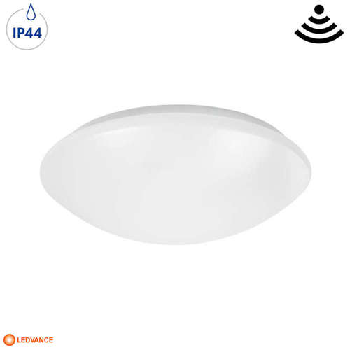 LED плафон с микровълнов сензор LEDVANCE 13W, 220V, 3000K,920lm, 120°, IP44