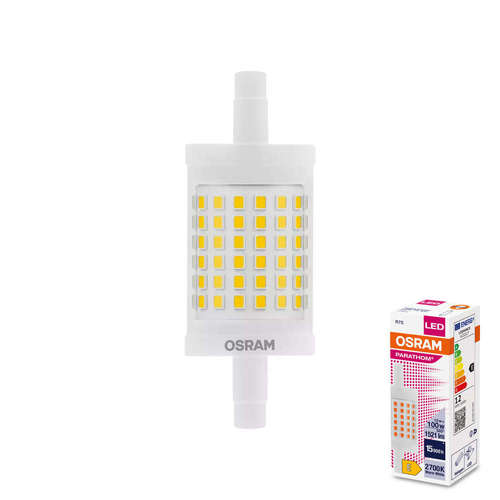 LED крушка R7S Osram 220-240V, 12W, 1521lm, 2700K, 360°, 78mm