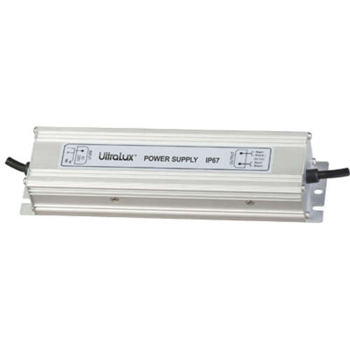 LED захранване UltraLux ZWJ1280 80W, 220V/12VDC, 6.7A, водоустойчиво IP67