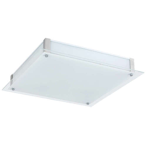 LED плафон Rabalux Carl 3068, 220V, 36W, 2700lm, 4000K, IP20, стъкло/метал, 480mm