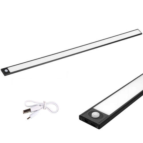 Oсветително тяло на батерия LED 4W 320lm 4500K 5V 1A батерия 3.7V 2200mAh ключ on/off или Auto режим с PIR сензор и с USB кабел за зареждане LVT 0431