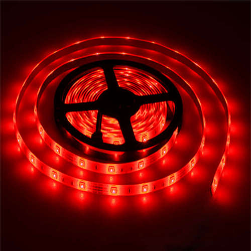 Червена LED лента Vito 5501060 12V SMD3528 4.8W/m 60LEDs/m IP20
