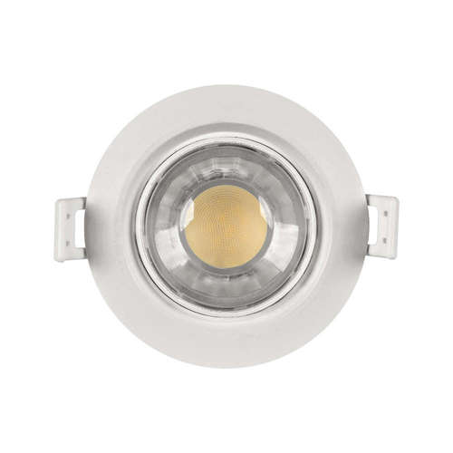 LED луна за вграждане 220V, 8W, 680lm, IP20, неутрална светлина, 90°, кръгло тяло, с ротация