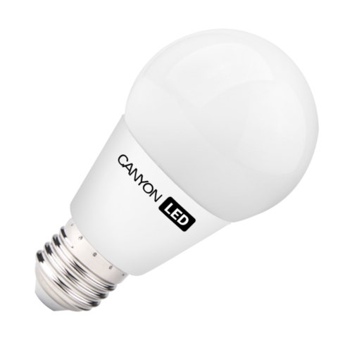 LED крушка Е27 Canyon, 8W, 220V, 2700K, тип форма A60, 600 lm, 300°  AE27FR8W230VW