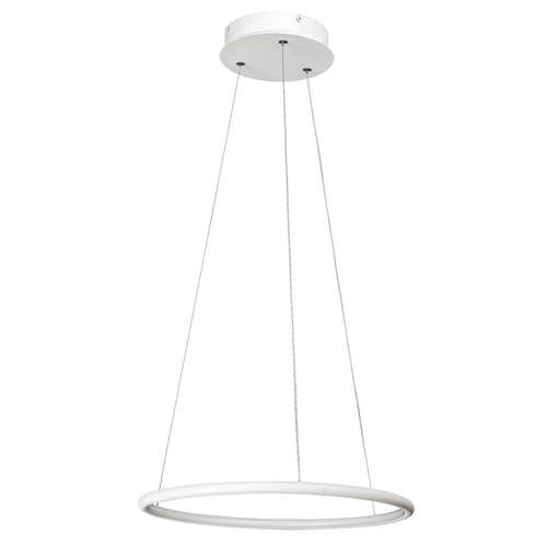 LED пендел Rabalux Dоanatella 2543, 220V, 21W, 1417lm, 4000K, ъгъл на излъчваната светлина 120°, IP20, метал/поликарбонат, 400 мм.